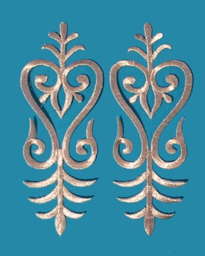 Tulipános vasalható rátét (párban)